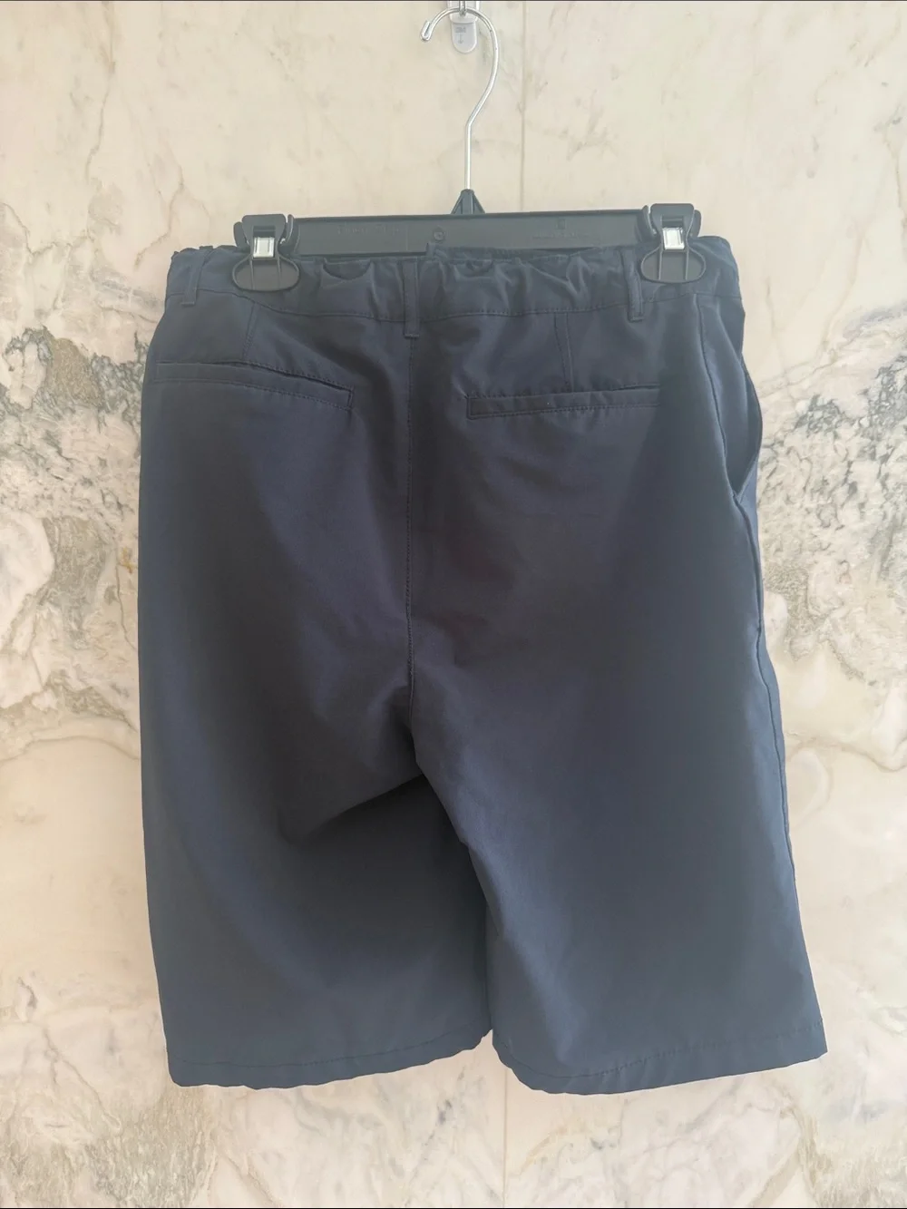 The Children's Place Navy Flat-Front Performance Shorts boys size 16 set of 2